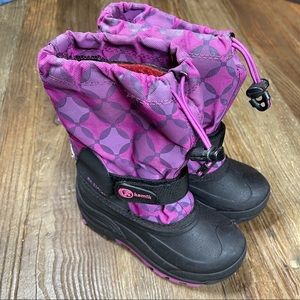Kamik Rocket2 Raspberry Pink & Purple Design Sz 11